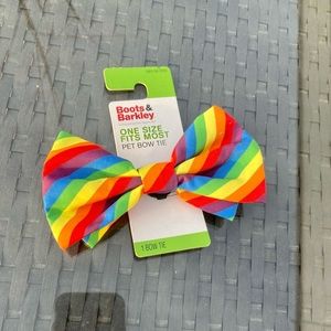 Rainbow pet bow/bow tie